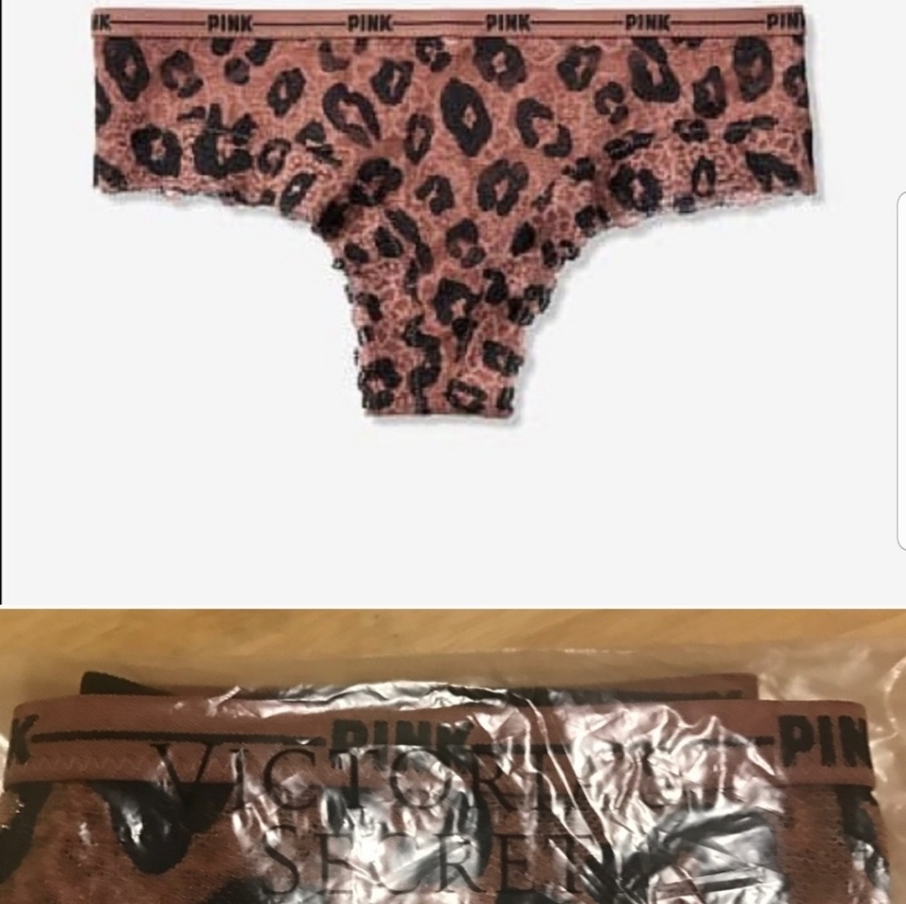 Victoria's Secret PINK NWT LACE CHEETAH PRINT MED